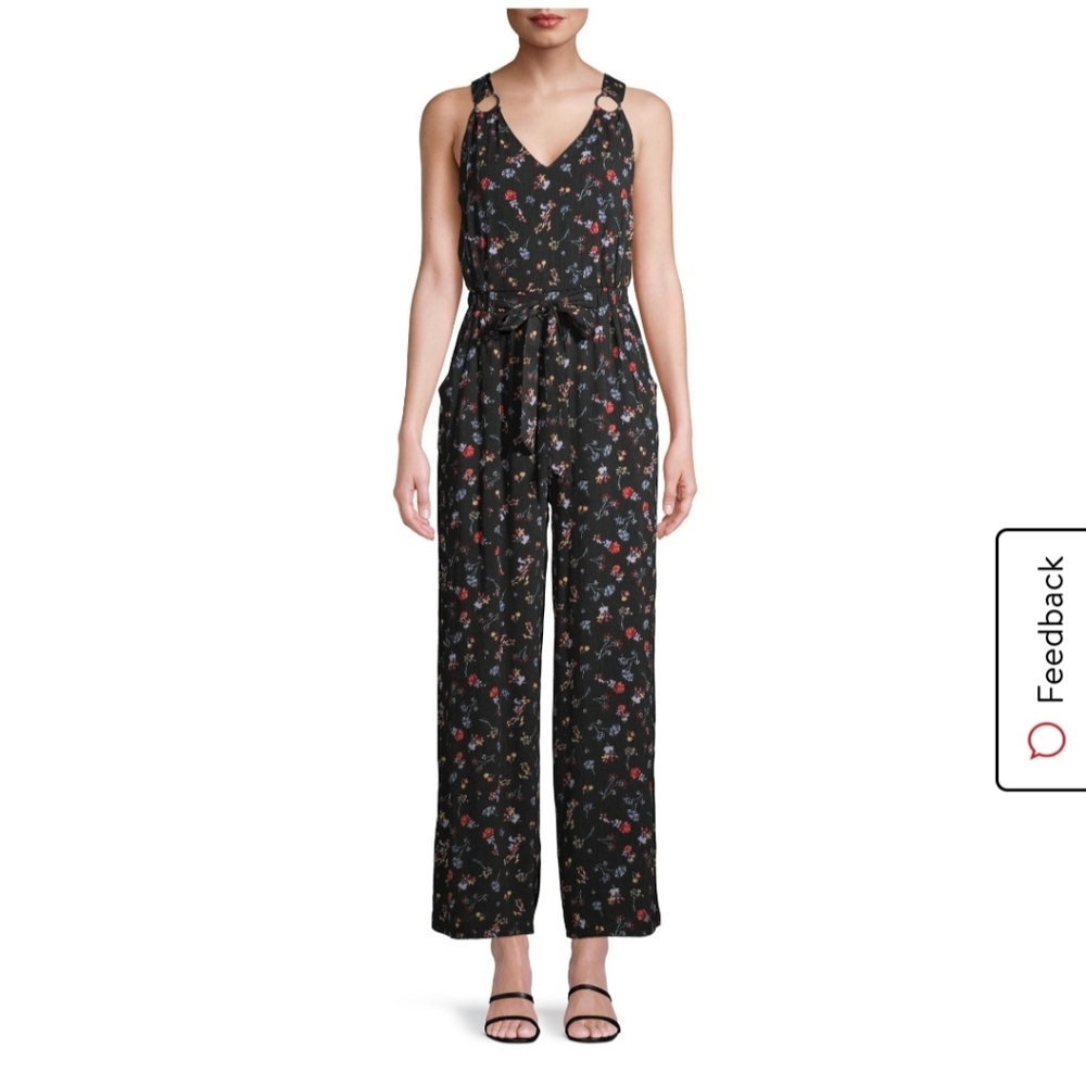 Floral print jumpsuit